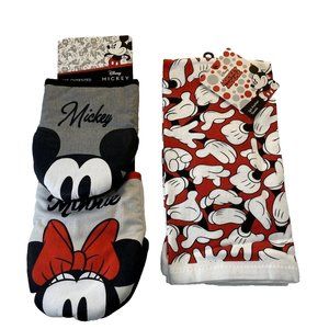 mickey mouse kitchen decor New Oven Mitts And Dish Towels